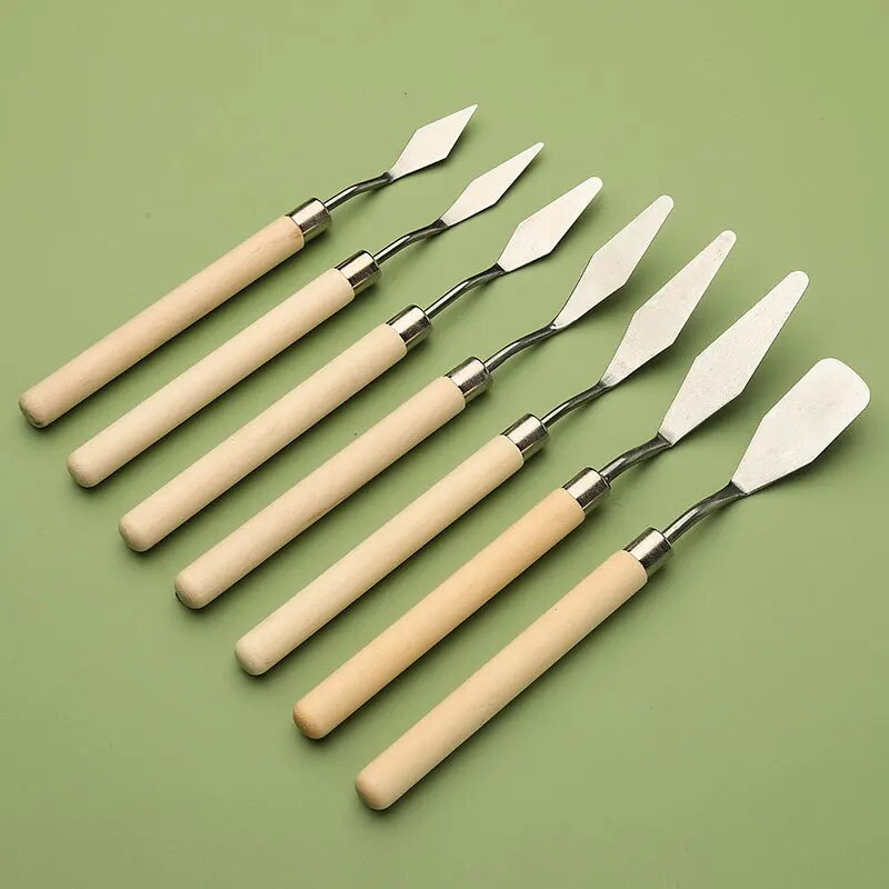 7pcs Stainless Steel Oil Paint - Art Craft Knife review and price