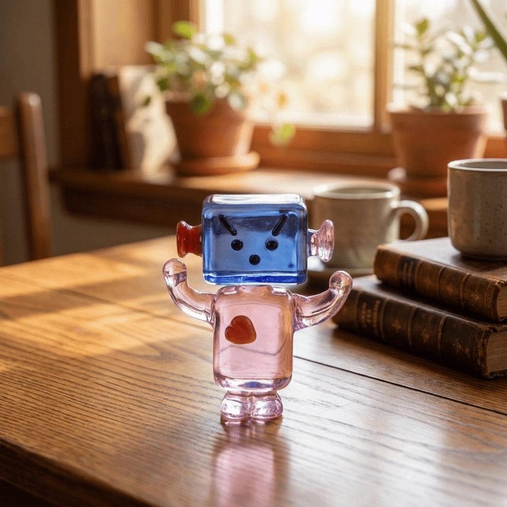 Cute Colorful Face Robot Ornam - Art Craft Robot review and price