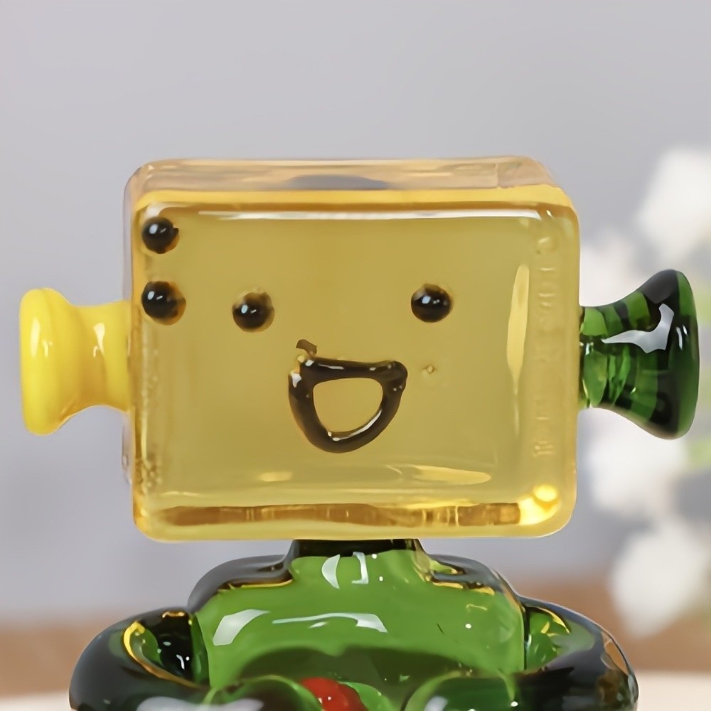 Cute Colorful Face Robot Ornam - Art Craft Robot review and price
