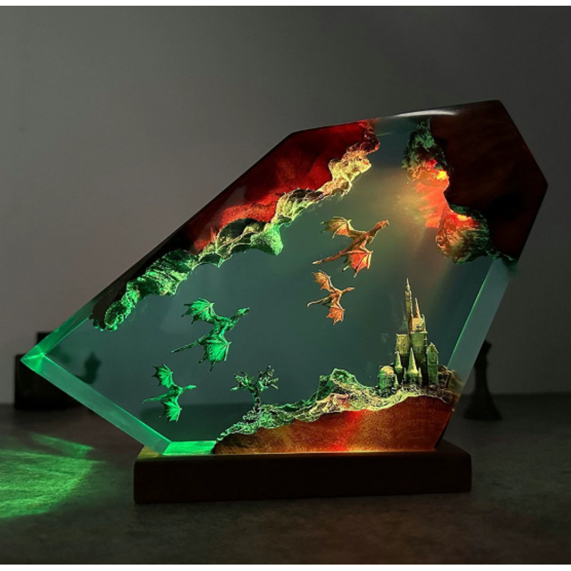 Resin Art Lamp Night Light Fir - Art Craft Night review and price