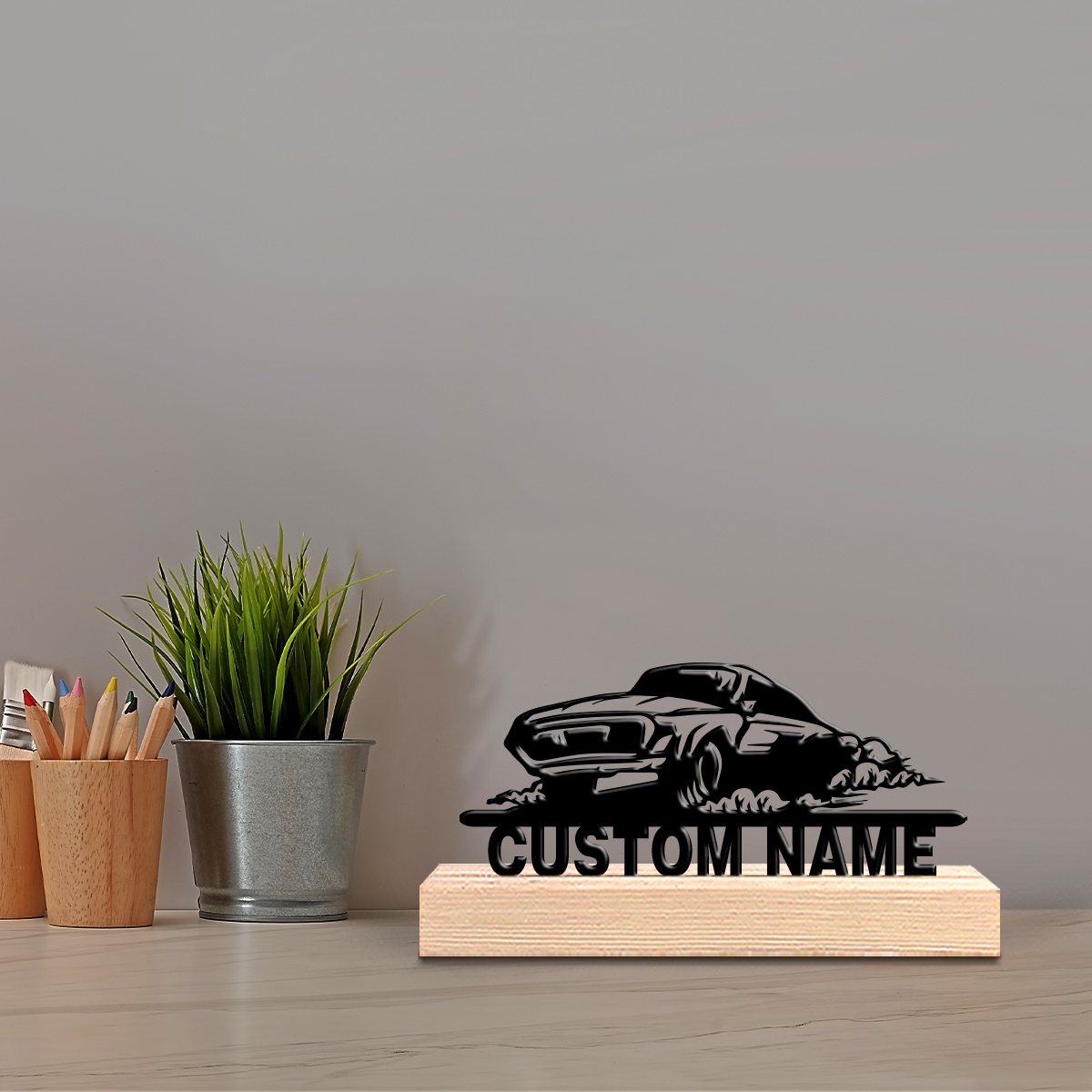 1pc Modern Car Customizable Na - Art Craft Names review and price