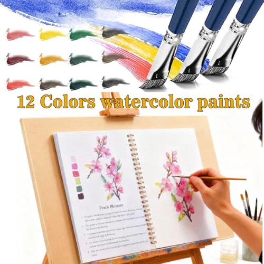 Watercolor Workbooks Coloring  - Art Craft Book review and price