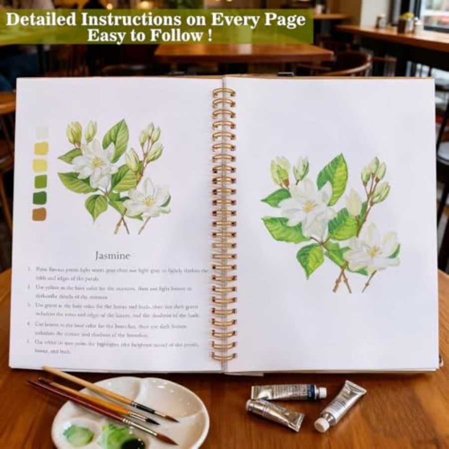 Watercolor Workbooks Coloring  - Art Craft Book review and price