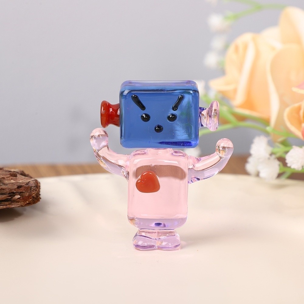 Mini Bonsai Decor Colorful Fac - Art Craft Robot review and price