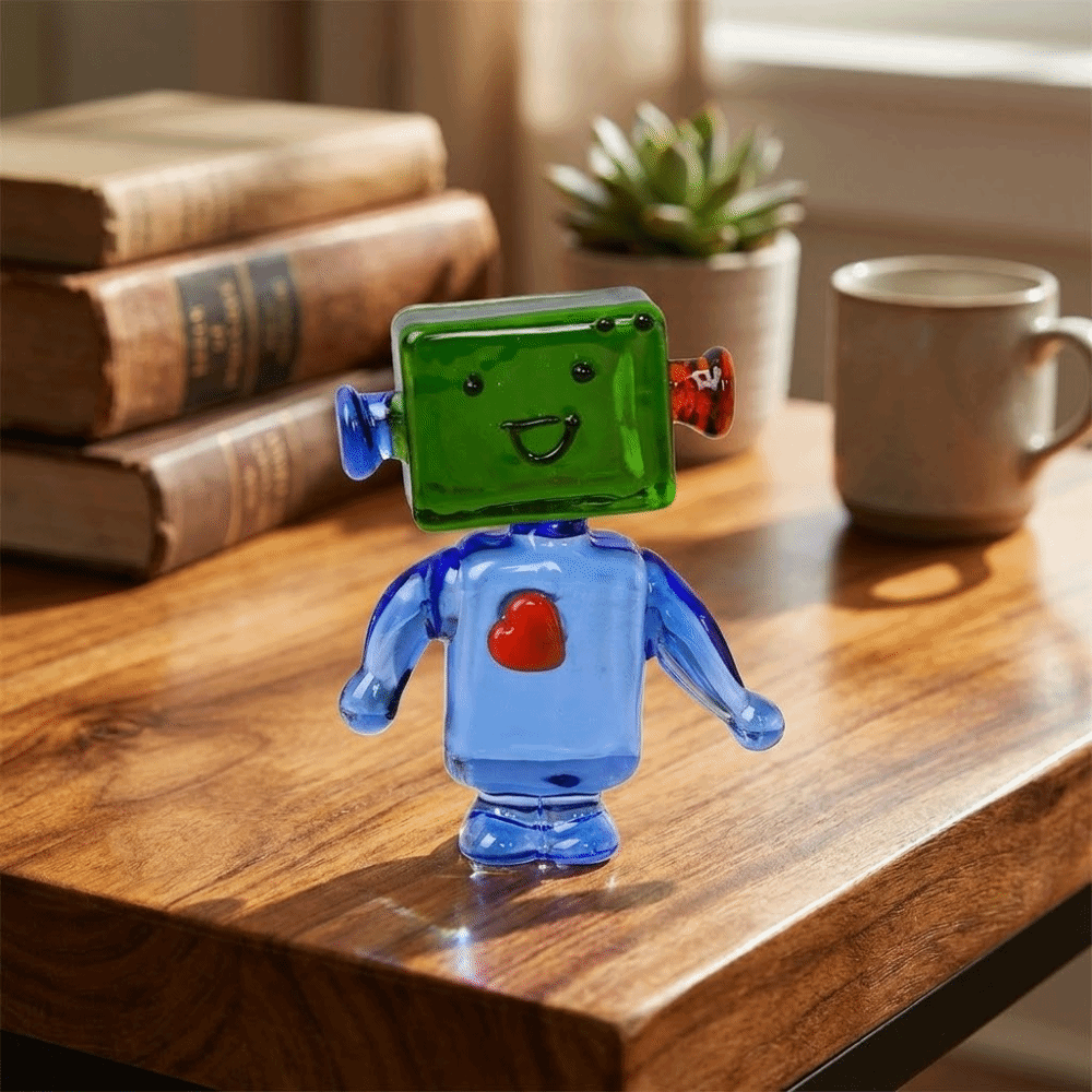 Mini Bonsai Decor Colorful Fac - Art Craft Robot review and price