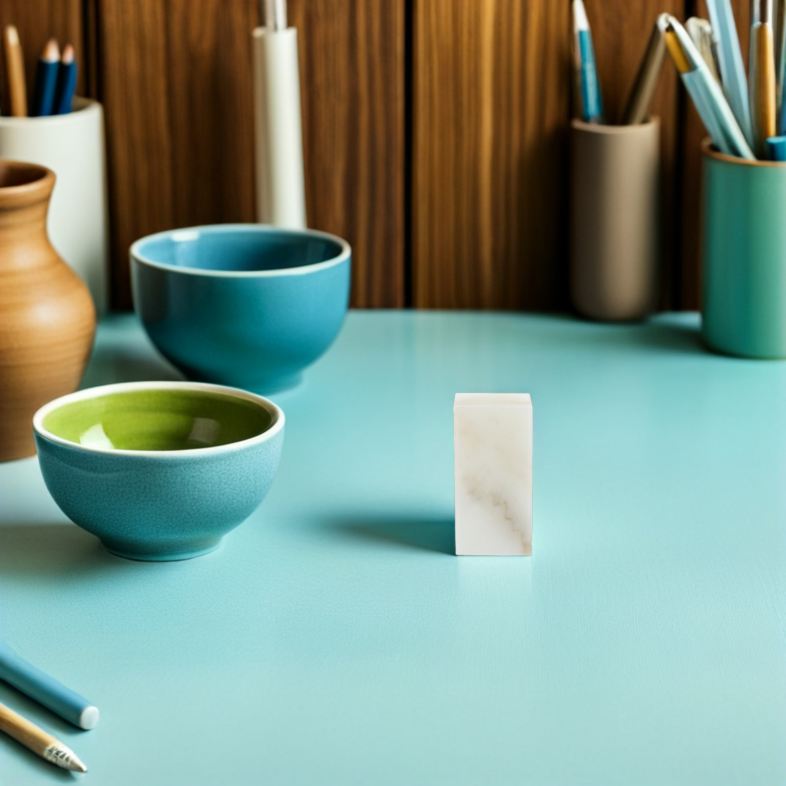4Pcs Guangxi Stone Blank Seal  - Art Craft Names review and price