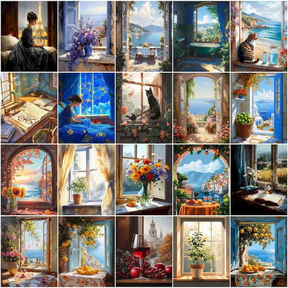 Painting By Numbers View outsi - Art Craft Game review and price