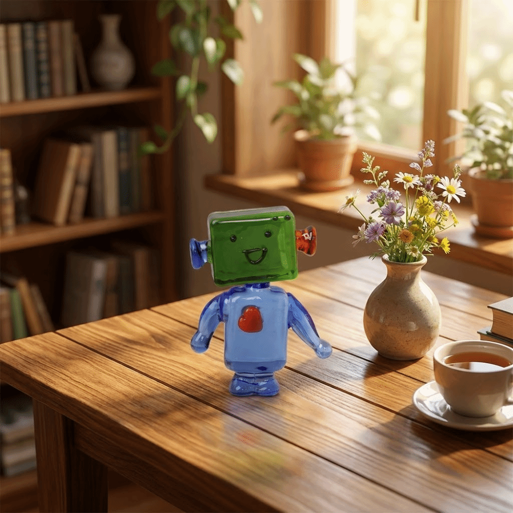 Mini Bonsai Decor Colorful Fac - Art Craft Robot review and price