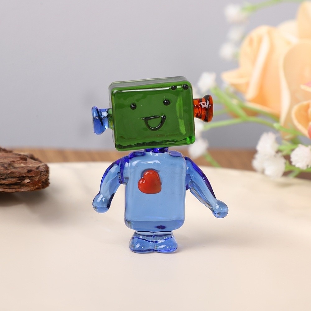 Mini Bonsai Decor Colorful Fac - Art Craft Robot review and price