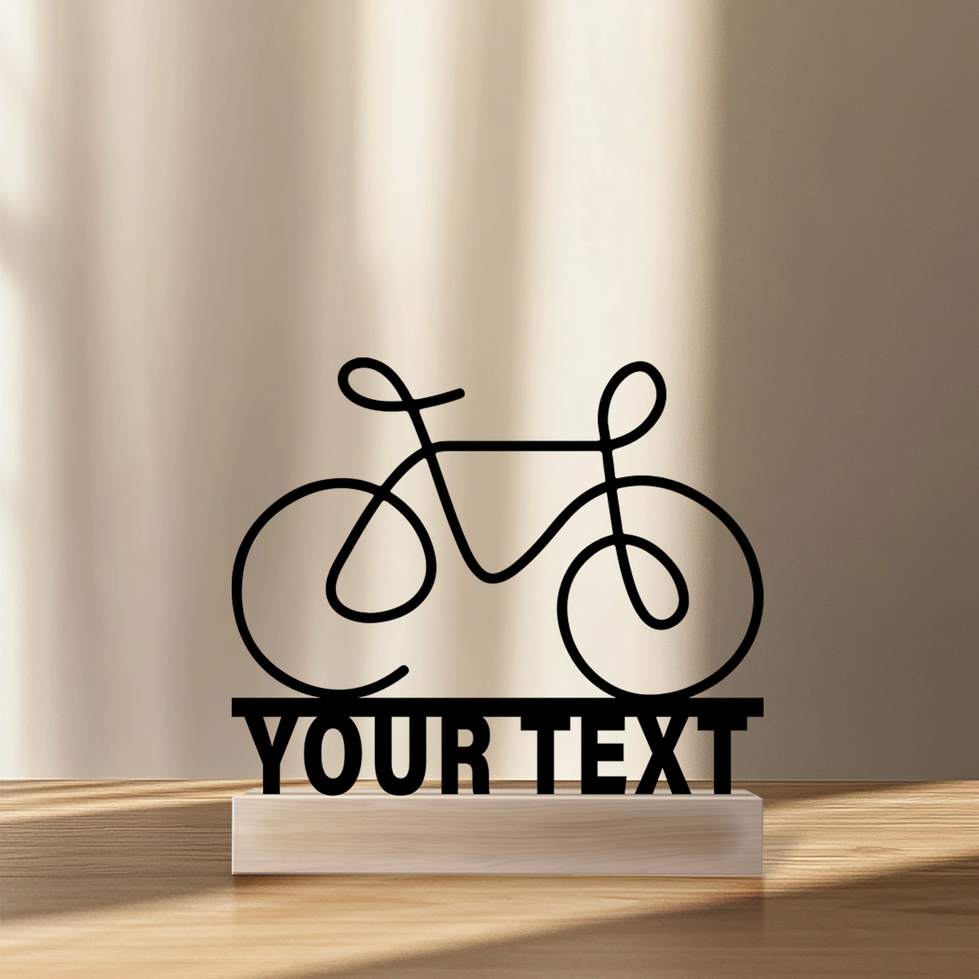 1pc Simple bicycle bike Custom - Art Craft Names review and price