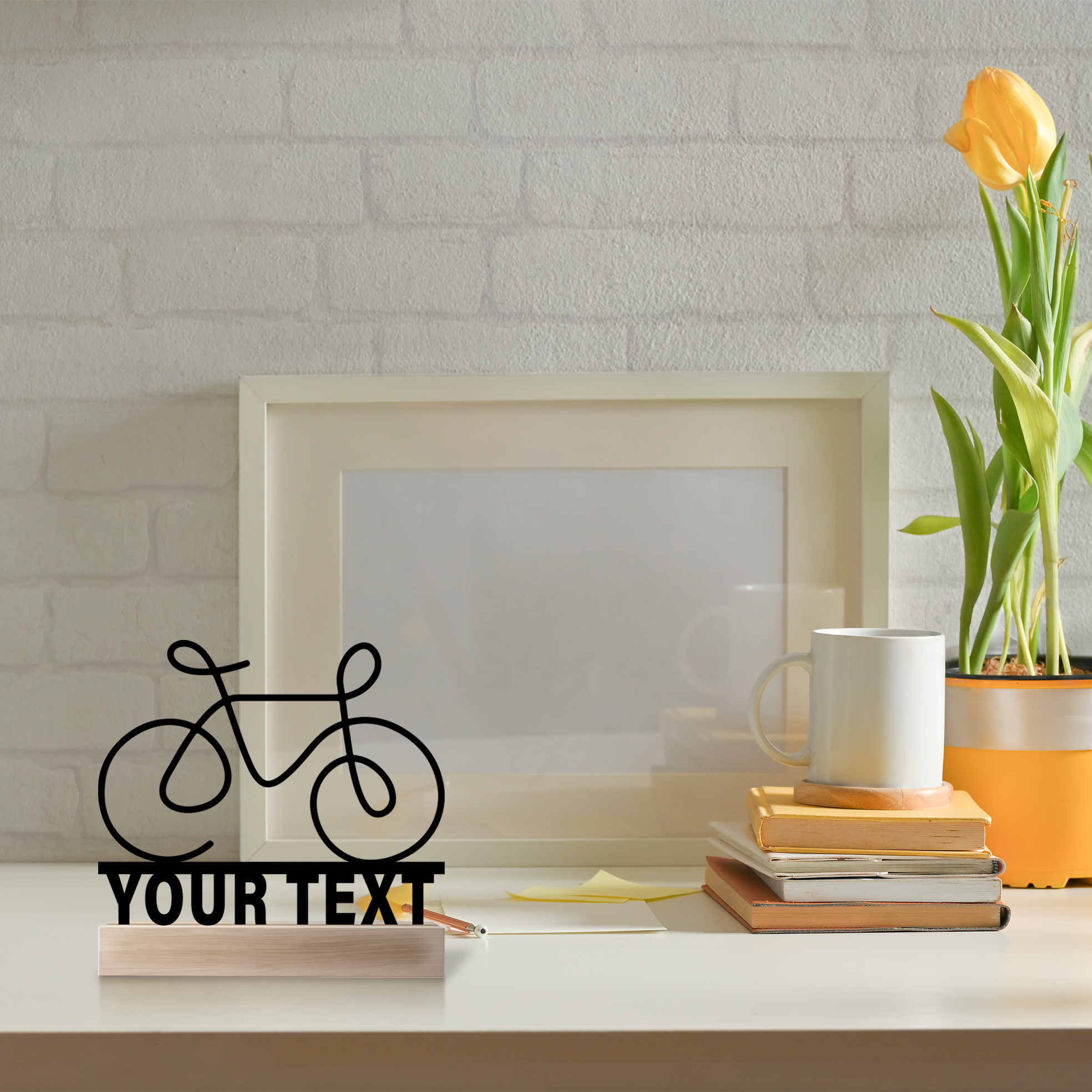 1pc Simple bicycle bike Custom - Art Craft Names review and price