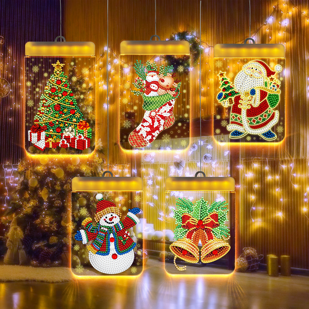 DIY Diamond Painting LED Light - Art And Craft Xmas Tree review and price