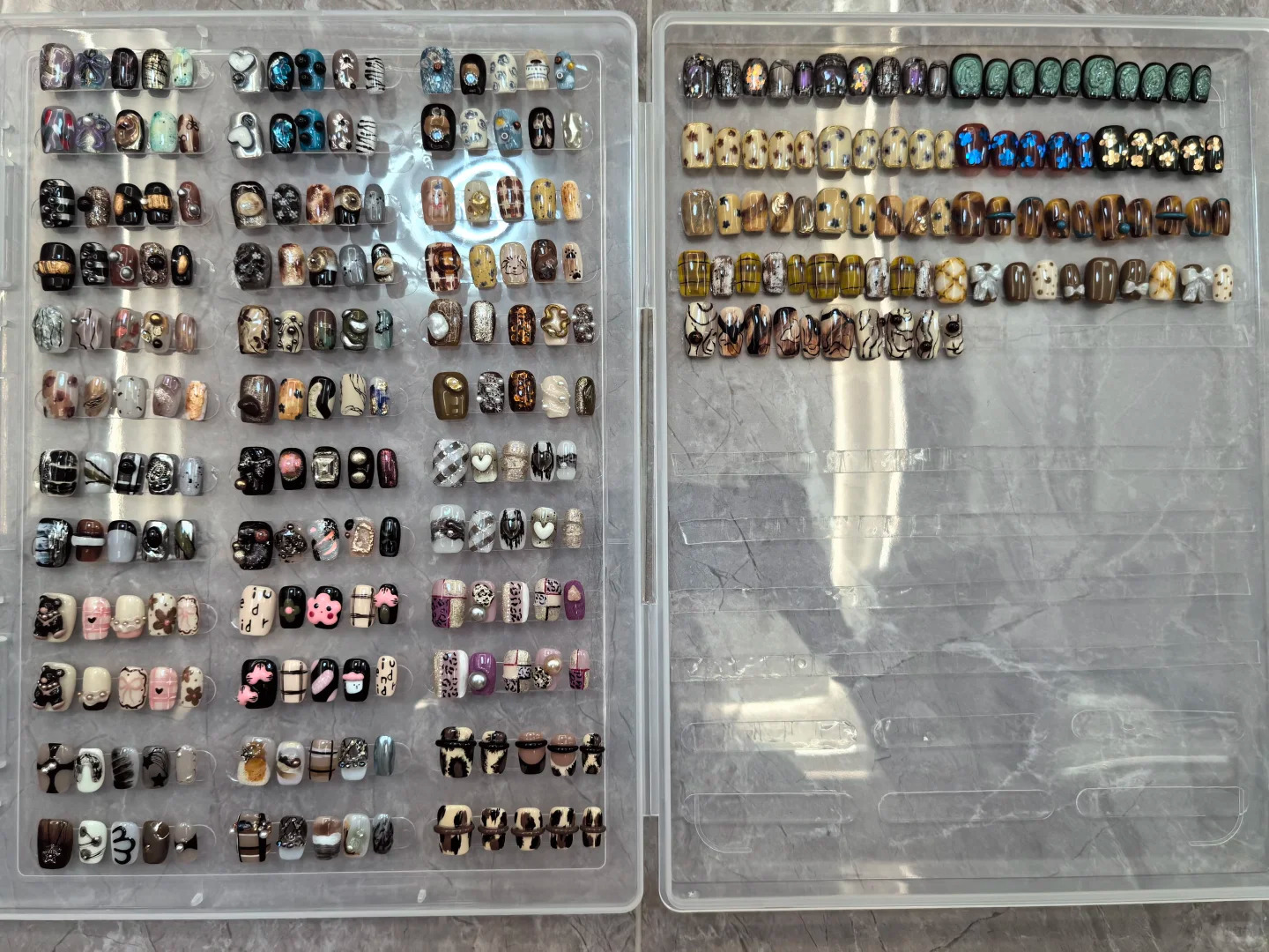 1Box Fake Nail Organizer Holde - Art Craft Book review and price