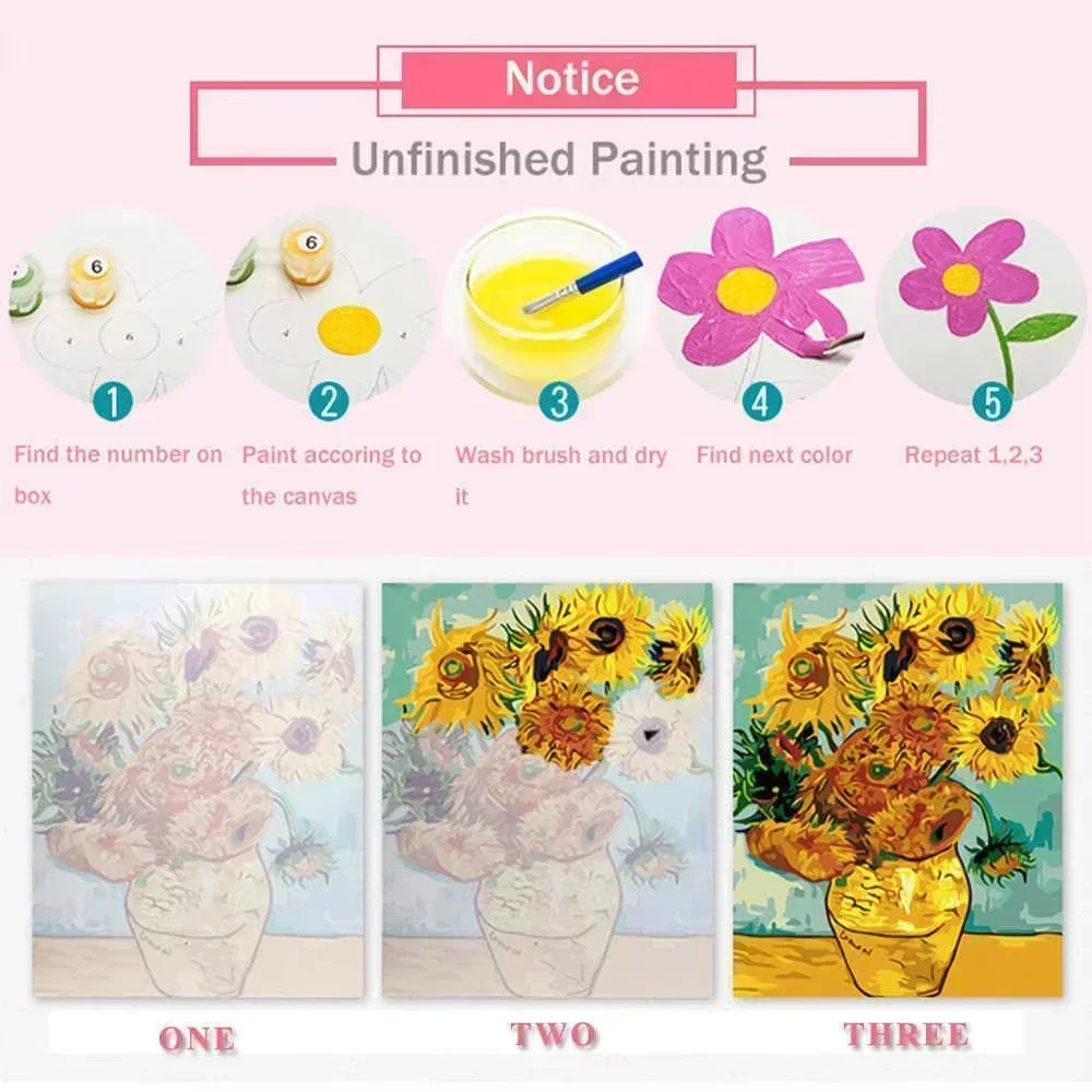 40x40cm Painting By Numbers Ad - Art Craft Game review and price