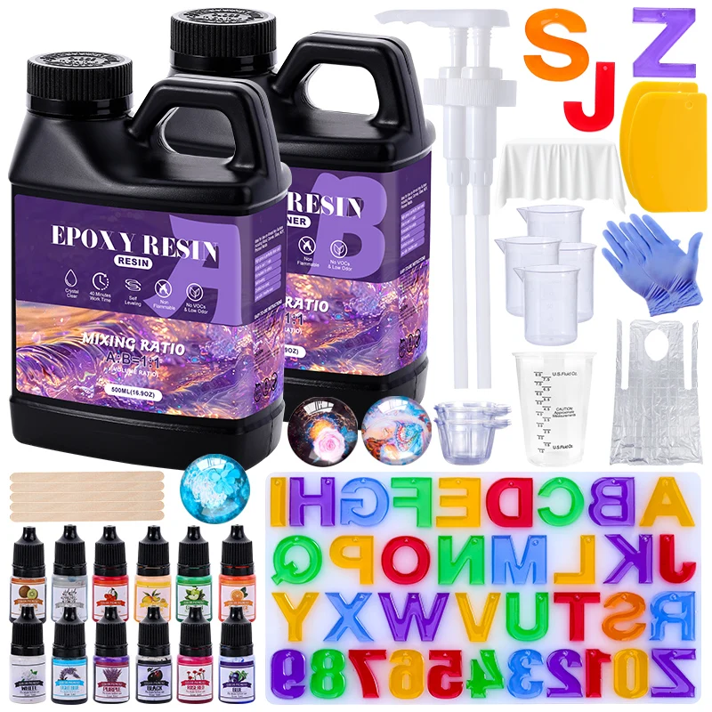 Epoxy Resin Kit Crystal Clear  - Art Craft Easy review and price