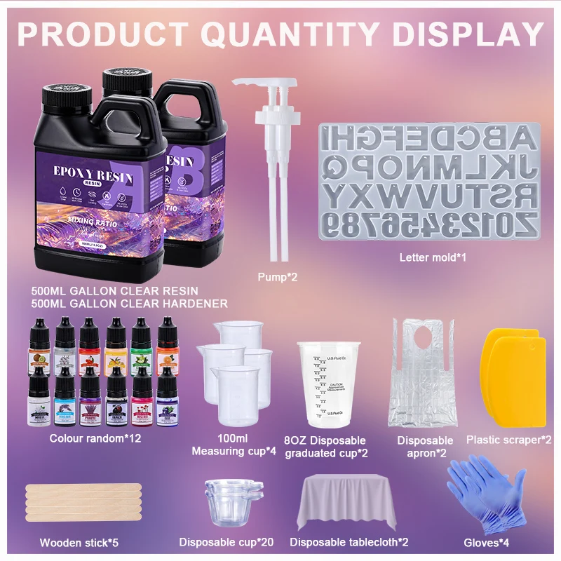 Epoxy Resin Kit Crystal Clear  - Art Craft Easy review and price