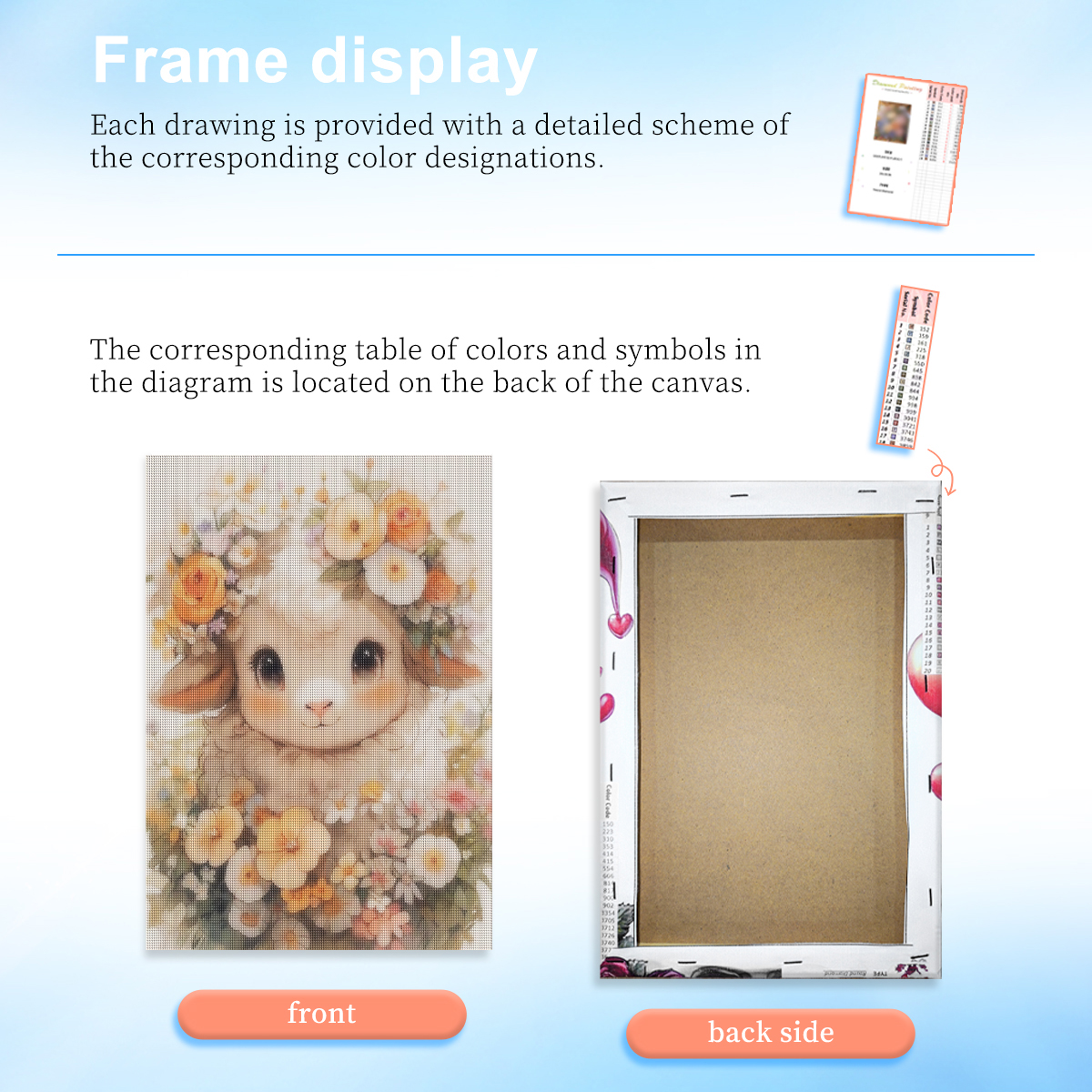 RUOPOTY Flower Wreath Lamb 5d  - Art Craft Ideas With Paper review and price