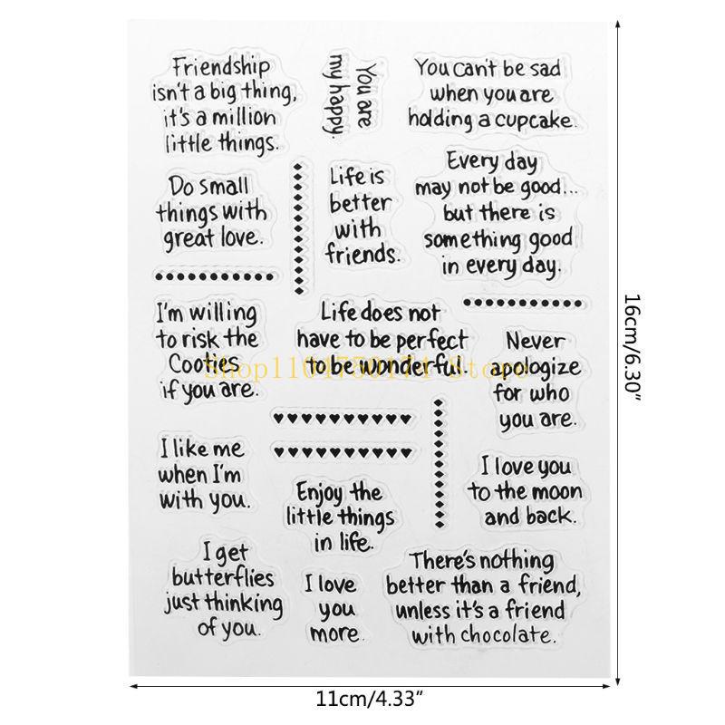 Beautiful Blessing Clear Silic - Art Craft Description review and price