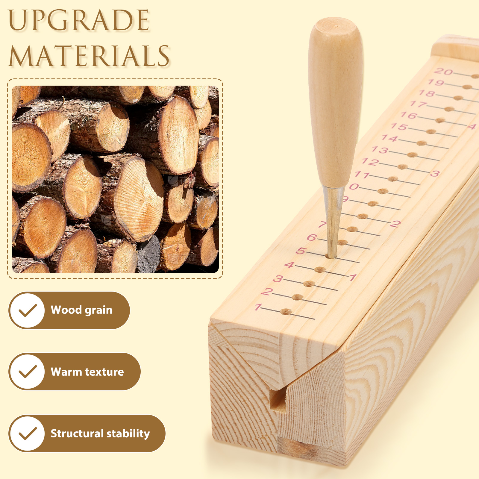 Wood Bookbinding Punching Crad - Bookbinding Supply Kit review and price