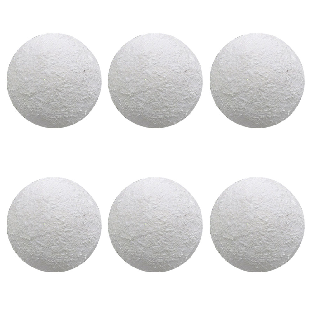 6Pcs White Xmas Ball Solid Den - Art And Craft Xmas Tree review and price