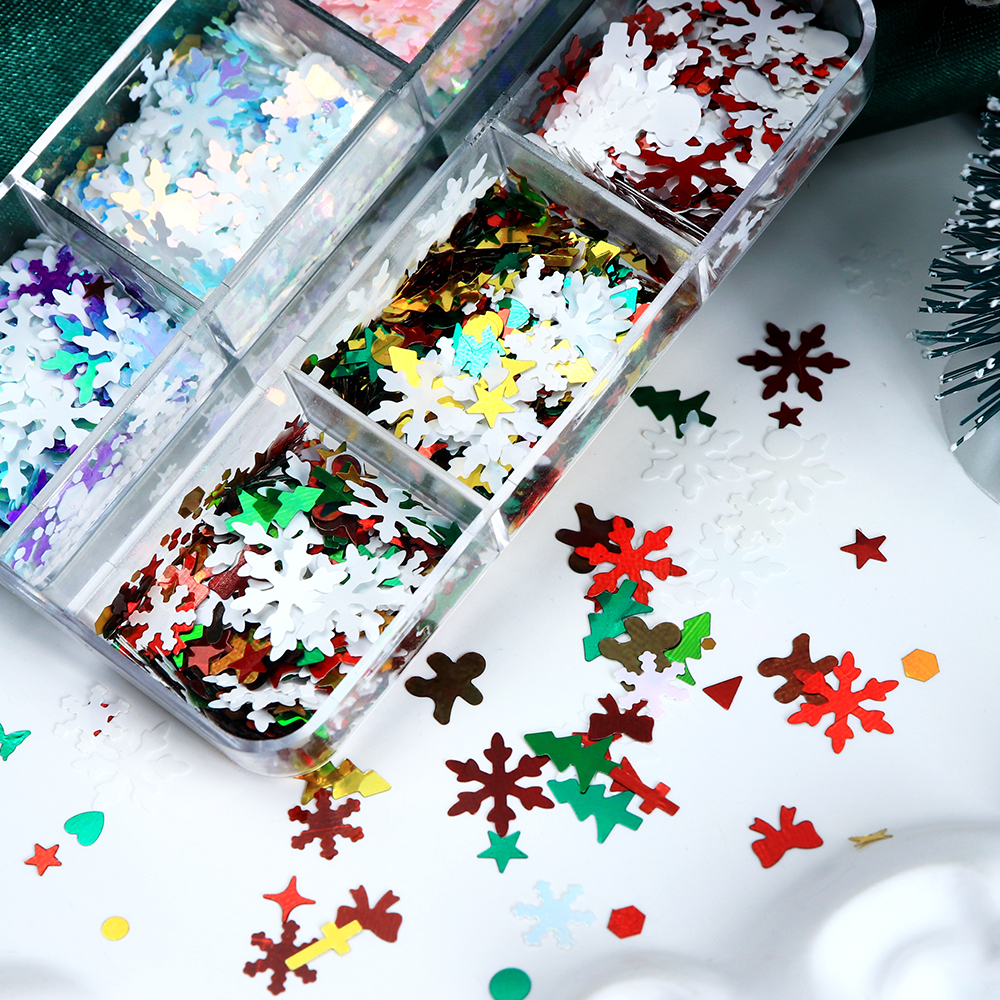 Christmas Mixed Color Snowflak - Art And Craft Xmas Tree review and price