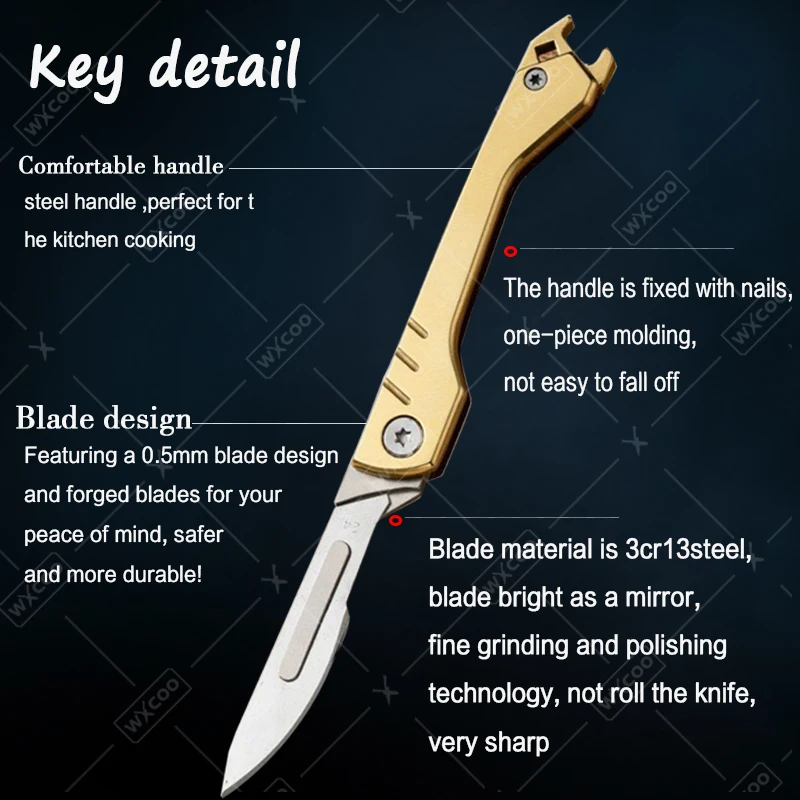 WXCOO Stainless Steel Folding  - Art Craft Knife review and price
