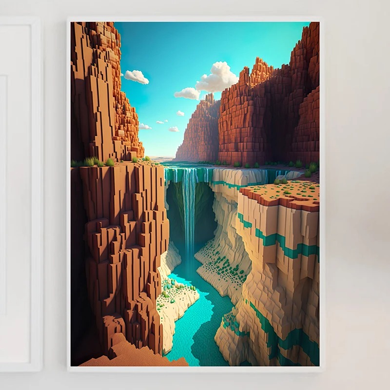 M-Minecraft Poster Mine Game P - Art Craft Game review and price