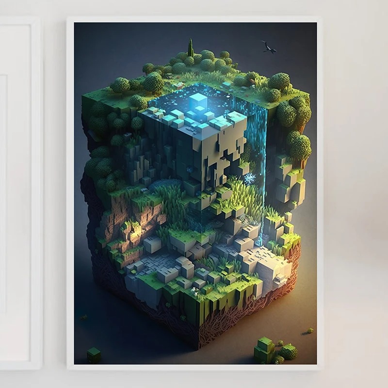 M-Minecraft Poster Mine Game P - Art Craft Game review and price