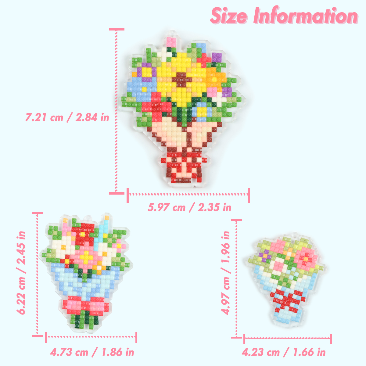 FOREVER YOUNG 3PCS Bouquet Acr - Art Craft Adult review and price
