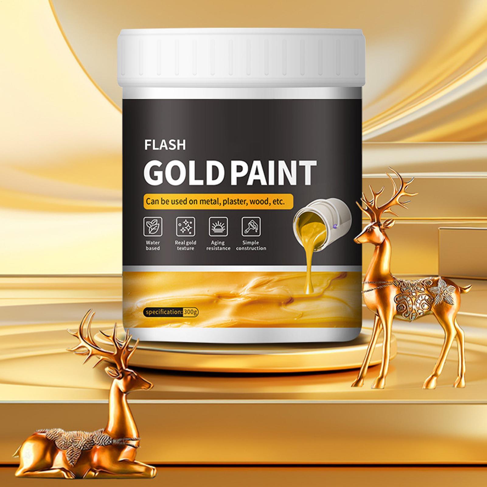 300g Liquid Gold Paint DIY Fas - Art Craft Easy review and price