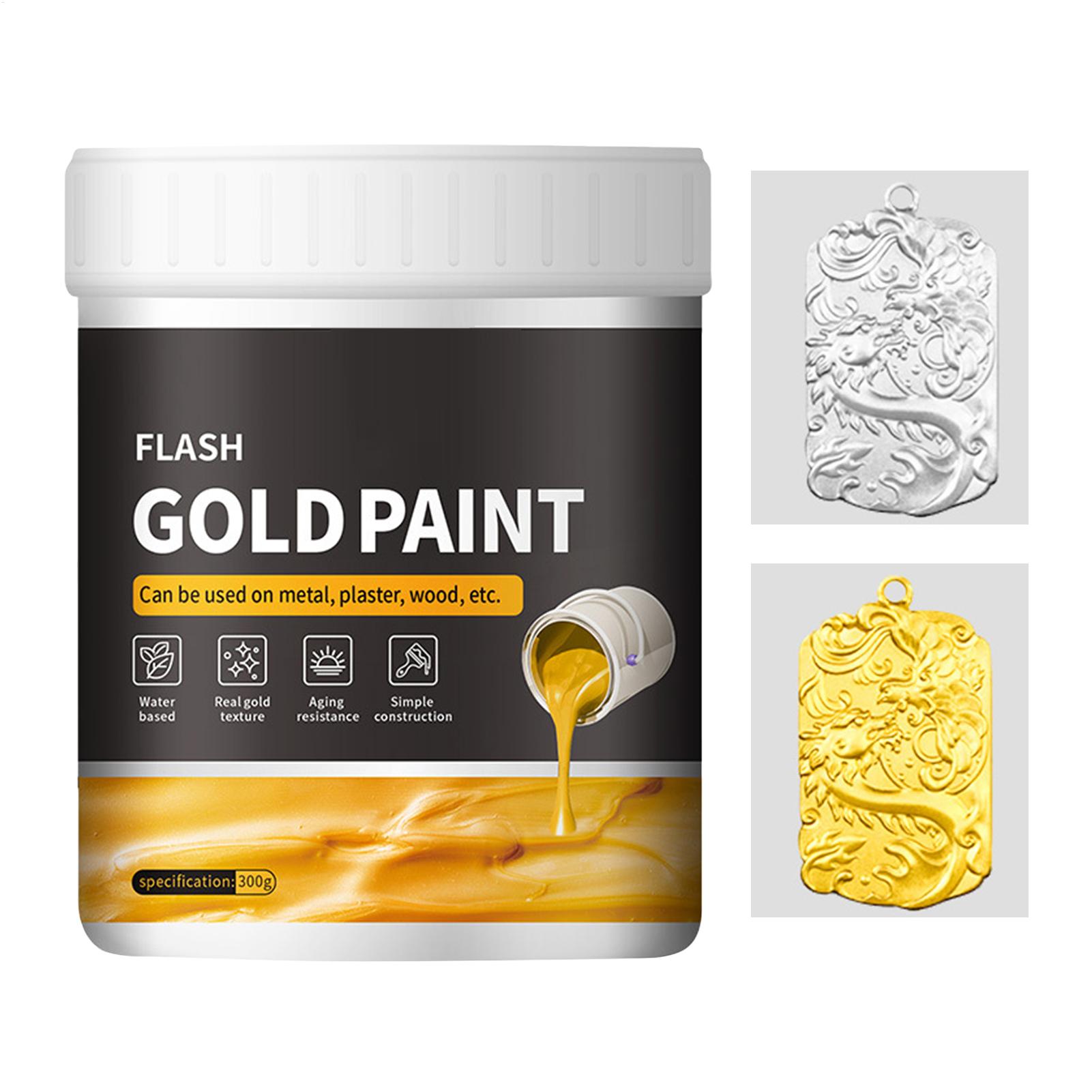 300g Liquid Gold Paint DIY Fas - Art Craft Easy review and price